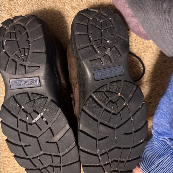 Lands' End Brown Men's Boots - Picture 3 of 4